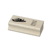 Afbeelding Jet ski cartoon Rubberstempel (Stempel)