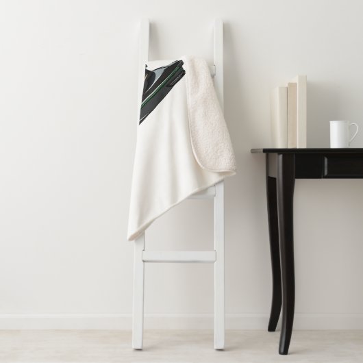 Afbeelding Jet ski cartoon Sherpa Deken (In situ)