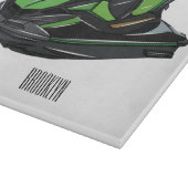 Afbeelding Jet ski cartoon Snijplank (Hoek)