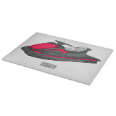 Afbeelding Jet ski cartoon Snijplank (Hoek)