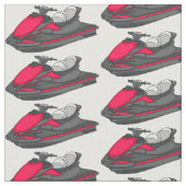 Afbeelding Jet ski cartoon Stof (Close Up)