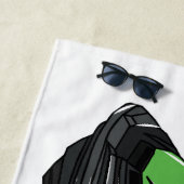Afbeelding Jet ski cartoon Strandlaken (In situ)