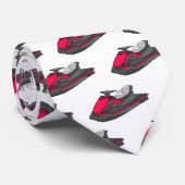 Afbeelding Jet ski cartoon Stropdas (Opgerold)