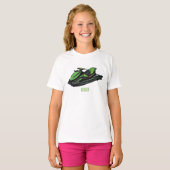 Afbeelding Jet ski cartoon T-shirt (Voorkant volledig)