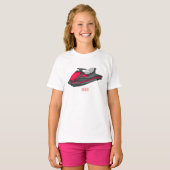 Afbeelding Jet ski cartoon T-shirt (Voorkant volledig)