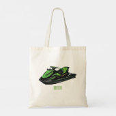 Afbeelding Jet ski cartoon Tote Bag (Achterkant)