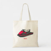 Afbeelding Jet ski cartoon Tote Bag (Achterkant)