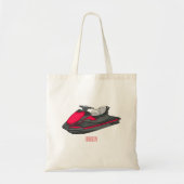 Afbeelding Jet ski cartoon Tote Bag (Voorkant)