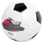 Afbeelding Jet ski cartoon Voetbal (Drie kwart)