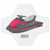 Afbeelding Jet ski cartoon Voetbal (Enkel)