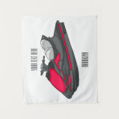 Afbeelding Jet ski cartoon Wandkleed (Voorkant)