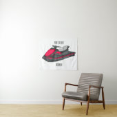 Afbeelding Jet ski cartoon Wandkleed (In Situ (horizontaal))