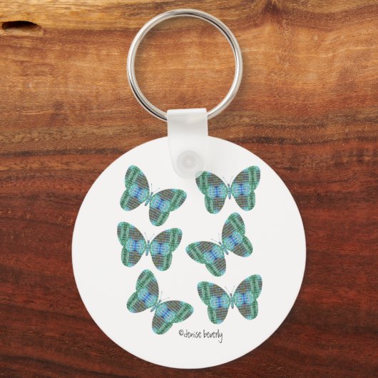 Afbeelding juwelen vlinder sleutelhanger (Voorkant)