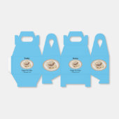 Afbeelding kaneelrol cartoon bedankdoosjes (Uitgevouwen)