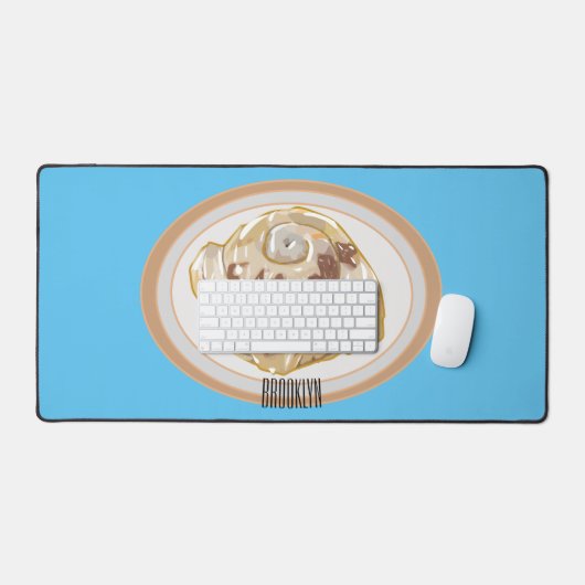 Afbeelding kaneelrol cartoon bureaumat (Keyboard & Muis)