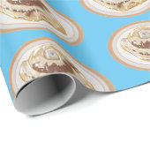 Afbeelding kaneelrol cartoon cadeaupapier (Rol Hoek)