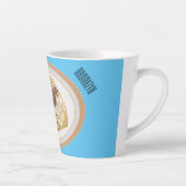 Afbeelding kaneelrol cartoon latte mok (Rechts)