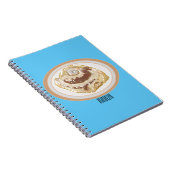 Afbeelding kaneelrol cartoon notitieboek (Rechterzijde)