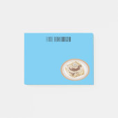 Afbeelding kaneelrol cartoon post-it® notes (Voorkant)