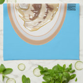 Afbeelding kaneelrol cartoon theedoek (Gevouwen)