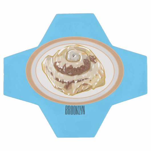 Afbeelding kaneelrol cartoon voetbal (Enkel)