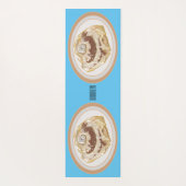 Afbeelding kaneelrol cartoon yogamat (Achterkant)