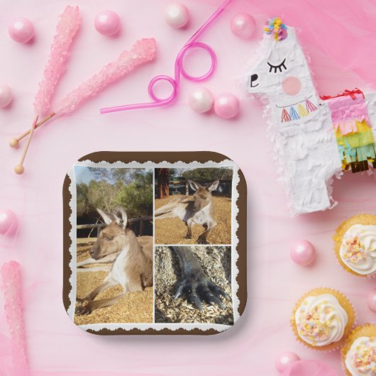 Afbeelding Kangaroo, Bord papier (Feest)