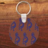Afbeelding Kokopelli voor flute afspelen - Rust Re Sleutelhanger (Achterkant)