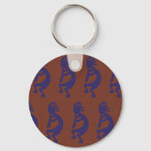 Afbeelding Kokopelli voor flute afspelen - Rust Re Sleutelhanger (Achterkant)