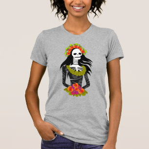 Afbeelding La Catarina voor Dag van de Dood T-shirt