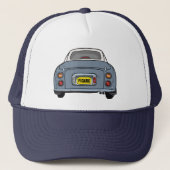 Afbeelding Lapis Gray Figaro Car Trucker Hat Pet (Voorkant)