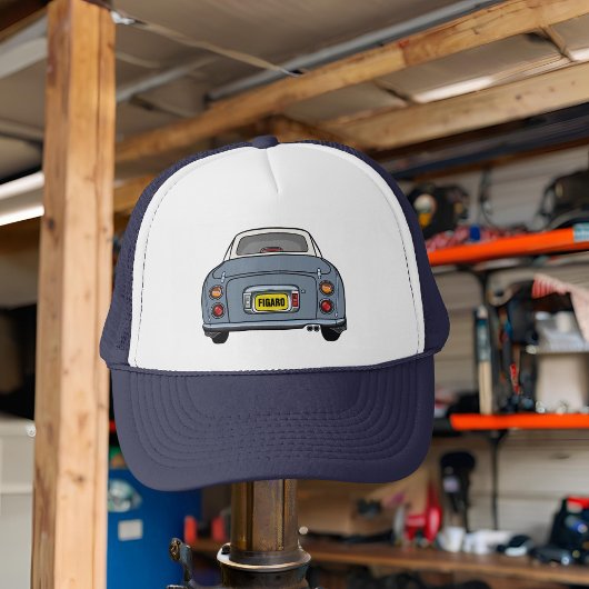 Afbeelding Lapis Gray Figaro Car Trucker Hat Pet