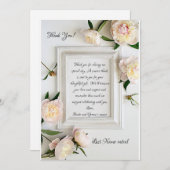  Afbeelding Lijst bruiloft Hartelijk dank Kaart (Voorkant / Achterkant)