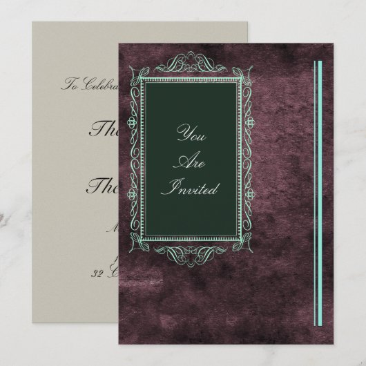 Afbeelding Lijst bruiloft Kaart (Voorkant / Achterkant)