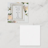 Afbeelding Lijst bruiloft receptie behuizing Informatiekaartje (Voorkant / Achterkant)