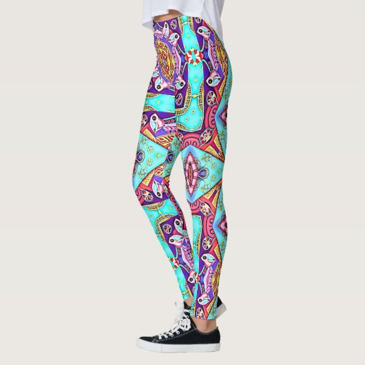 AFBEELDING LIJSTEN DESIGNER COLLAGE LEGGINGS (Links)