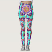AFBEELDING LIJSTEN DESIGNER COLLAGE LEGGINGS (Voorkant)