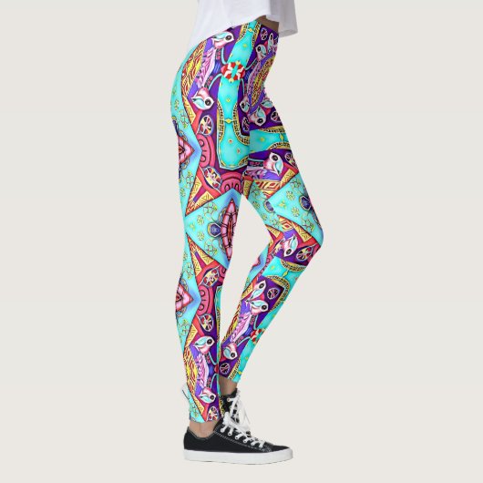 AFBEELDING LIJSTEN DESIGNER COLLAGE LEGGINGS (Rechts)