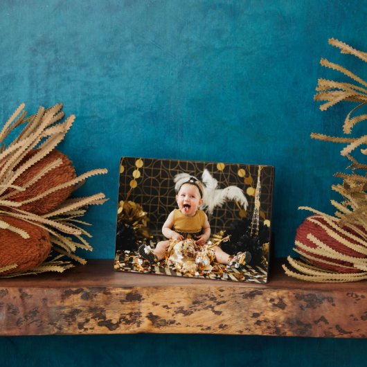 Afbeelding Lijsten Easel Achterdag Plaque Fotoplaat (Zijkant)