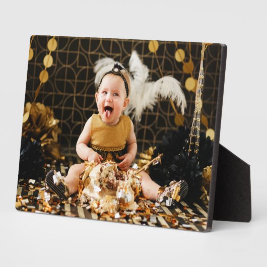 Afbeelding Lijsten Easel Achterdag Plaque Fotoplaat (Zijkant)