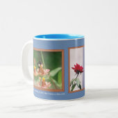 Afbeelding Lijsten Foto's van bloemen Tweekleurige Koffiemok (Voorkant links)