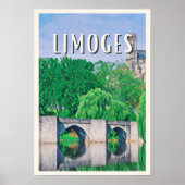 Afbeelding Limoges Afbeelding Vintage Poster (Voorkant)