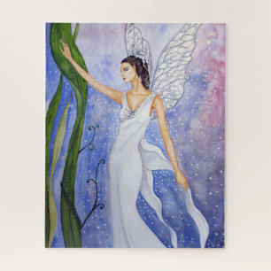 Afbeelding Lotus Fairy Schilderen door Farida Gree Legpuzzel