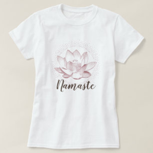 Afbeelding Lotus Flower Yoga Namaste Wellness T-shirt