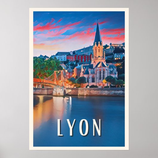 Afbeelding Lyon Photo Vintage Poster (Voorkant)