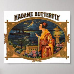 Afbeelding - Madame Butterfly Poster