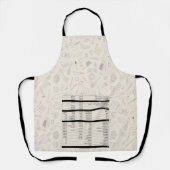 Afbeelding meetequivalent koken schort (Voorkant)