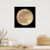 Afbeelding met 2 WOLVES CHEROKEE TALE Art Poster (Keuken)