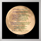 Afbeelding met 2 WOLVES CHEROKEE TALE Art Poster (Voorkant)