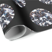 Afbeelding met aangezicht elegant Diamond Gem-patr Cadeaupapier (Rol Hoek)
